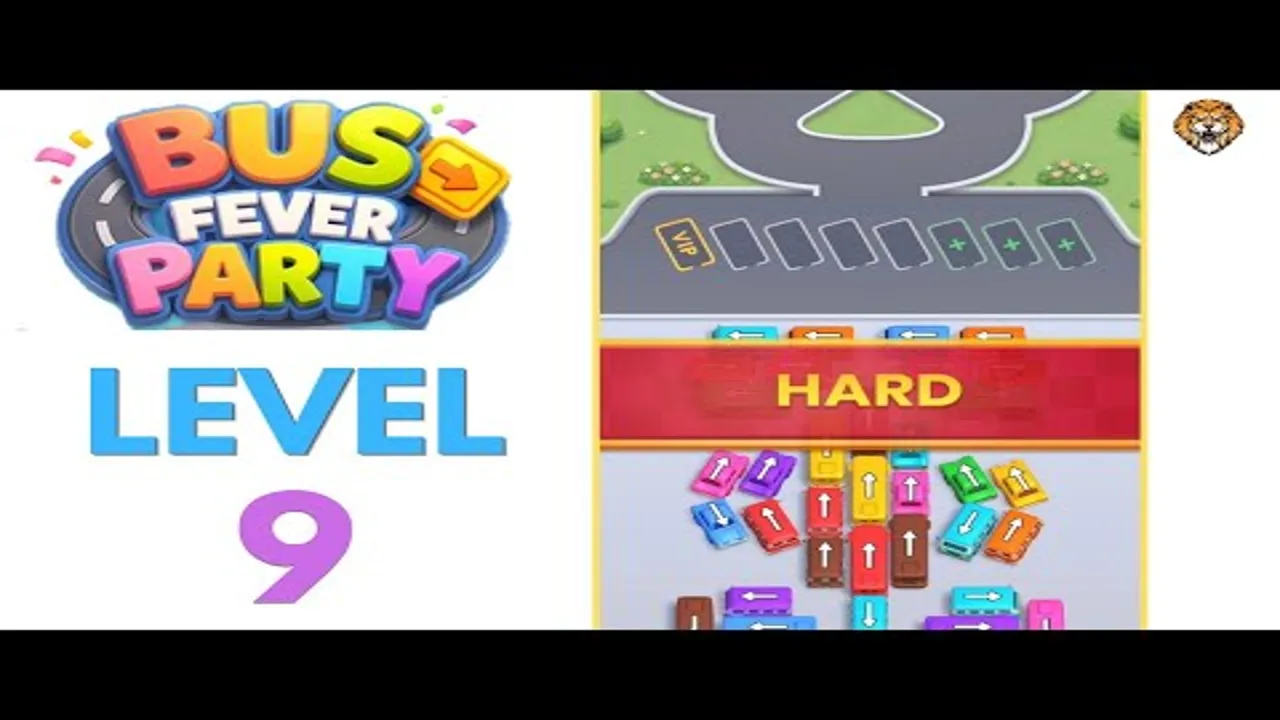 Bus Fever Party early level on a phone, from start to finish
